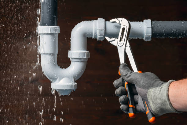 Professional Gas Line Repair technician working in Port Washington, WI